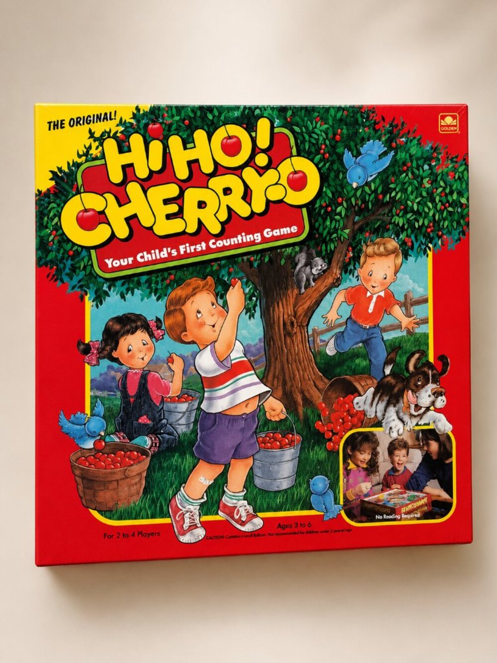Vintage 1992 Hi Ho! Cherry-O Golden Board Game Factory Sealed NOS New in Box